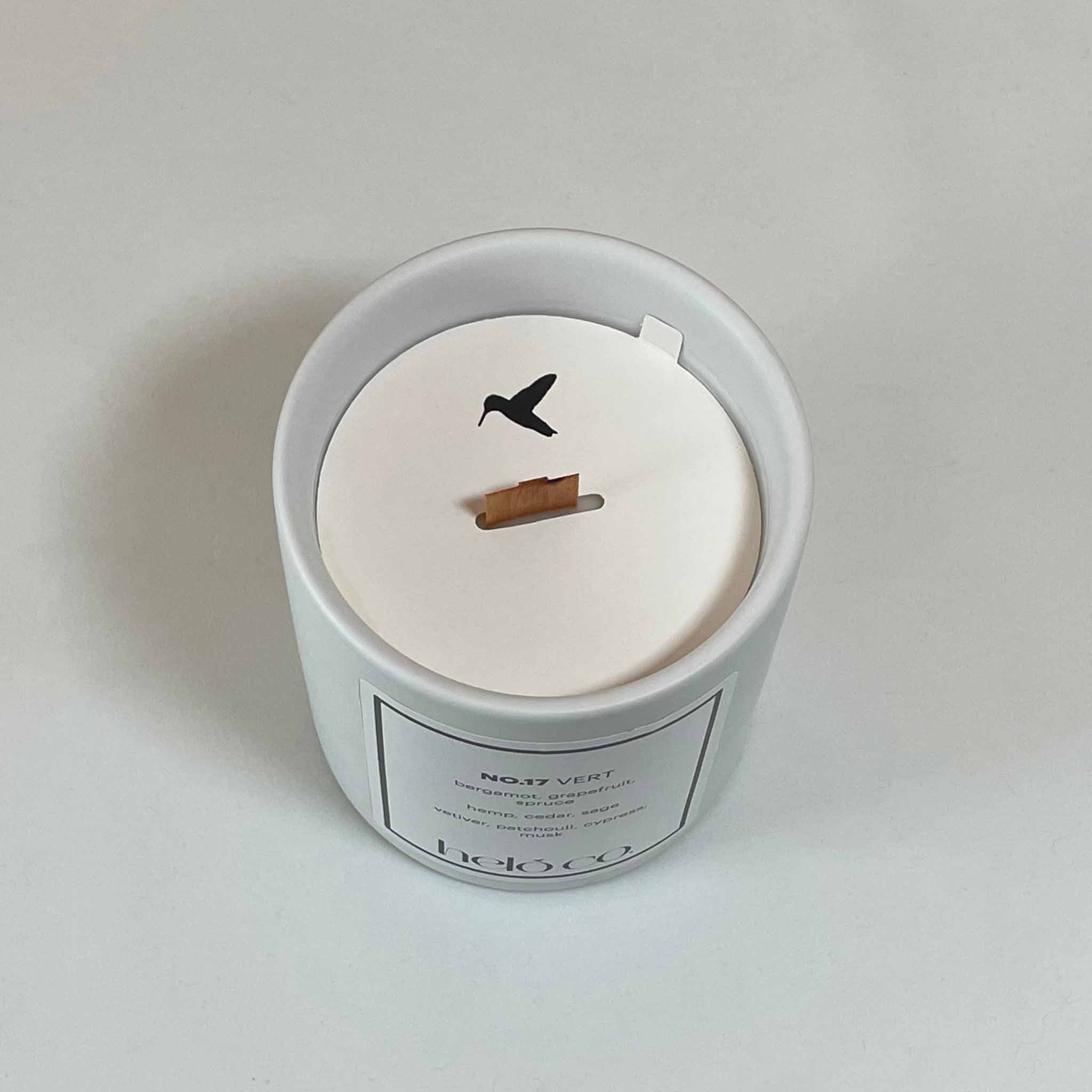 NO.03 AIR, ceramic jar candle