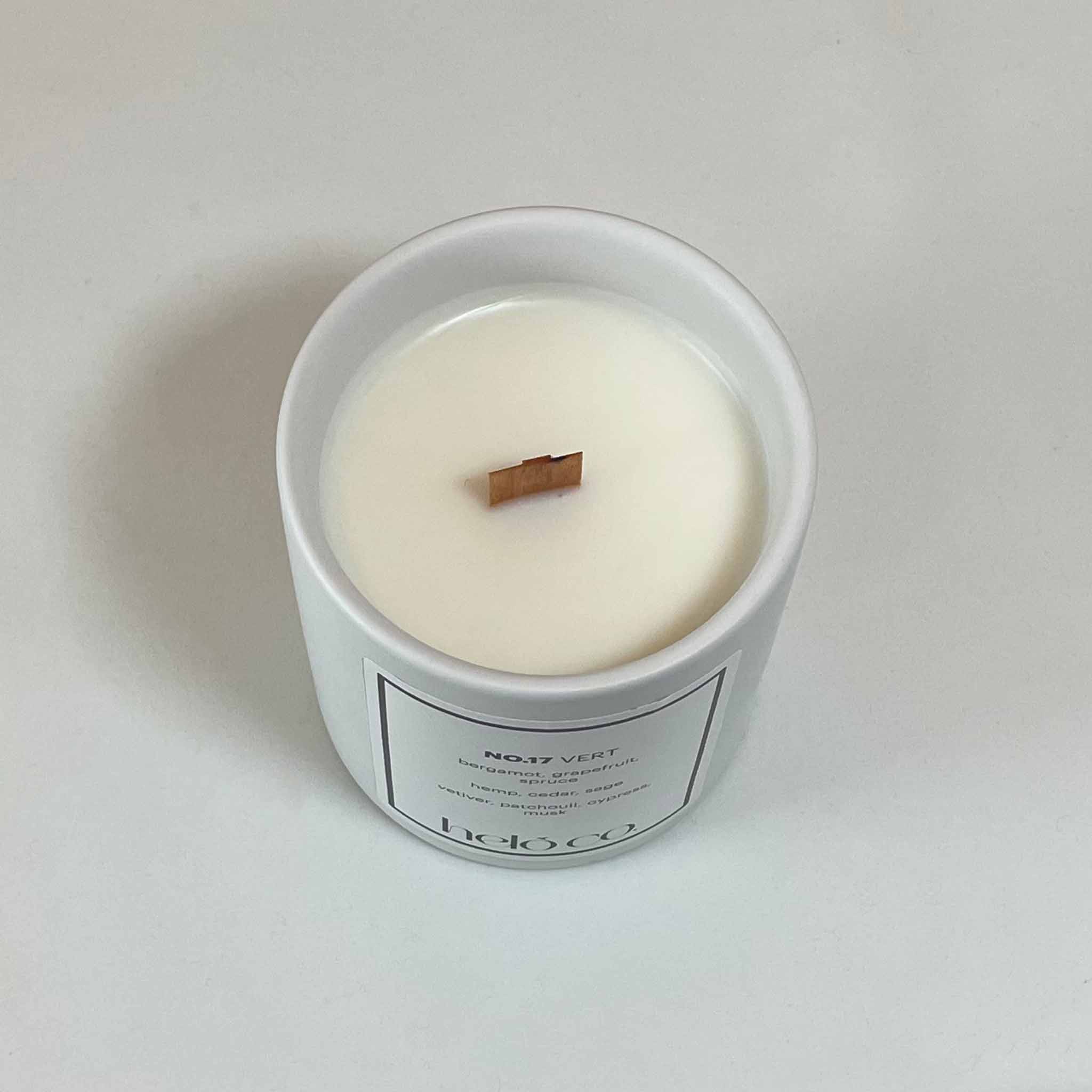 NO.03 AIR, ceramic jar candle