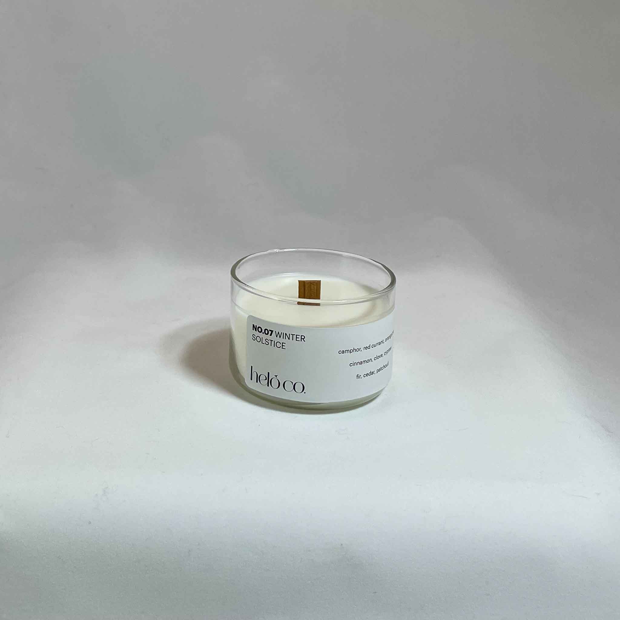 NO.07 WINTER SOLSTICE, mini tumbler jar candle