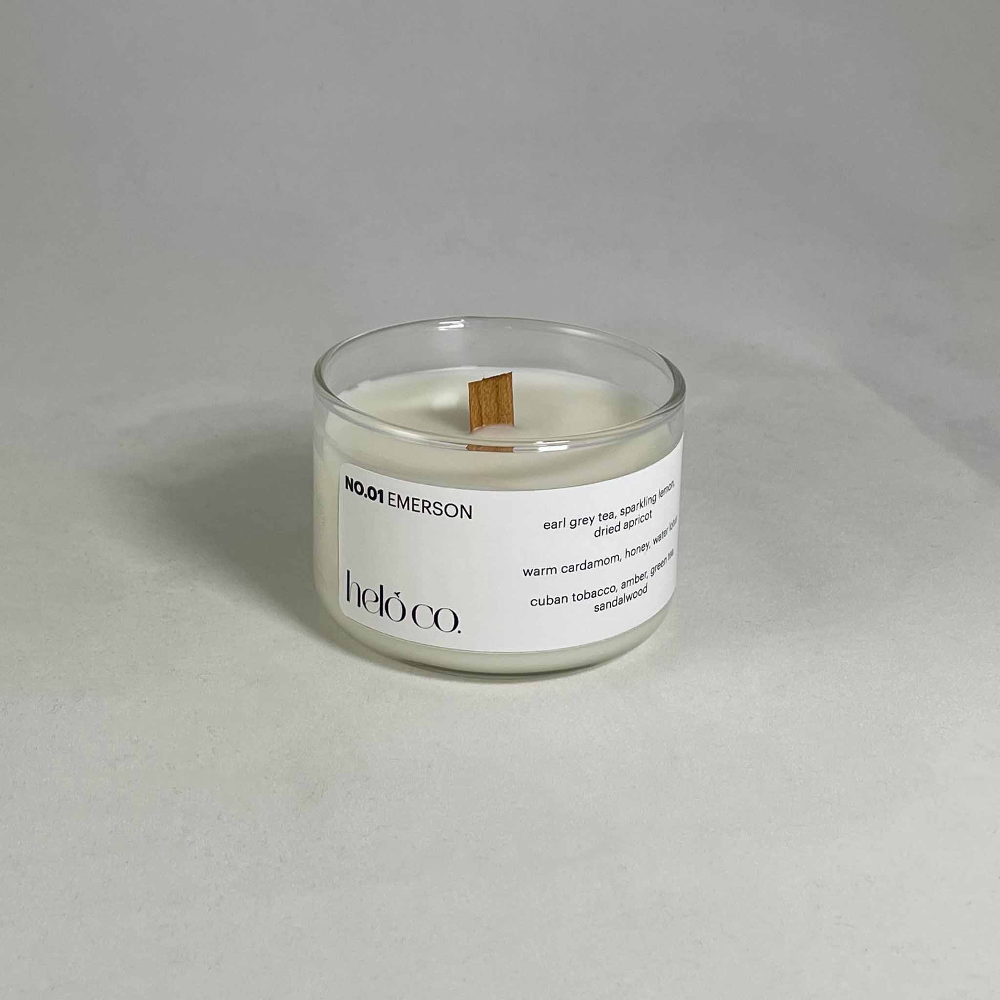 NO.01 EMERSON, mini-tumbler jar candle