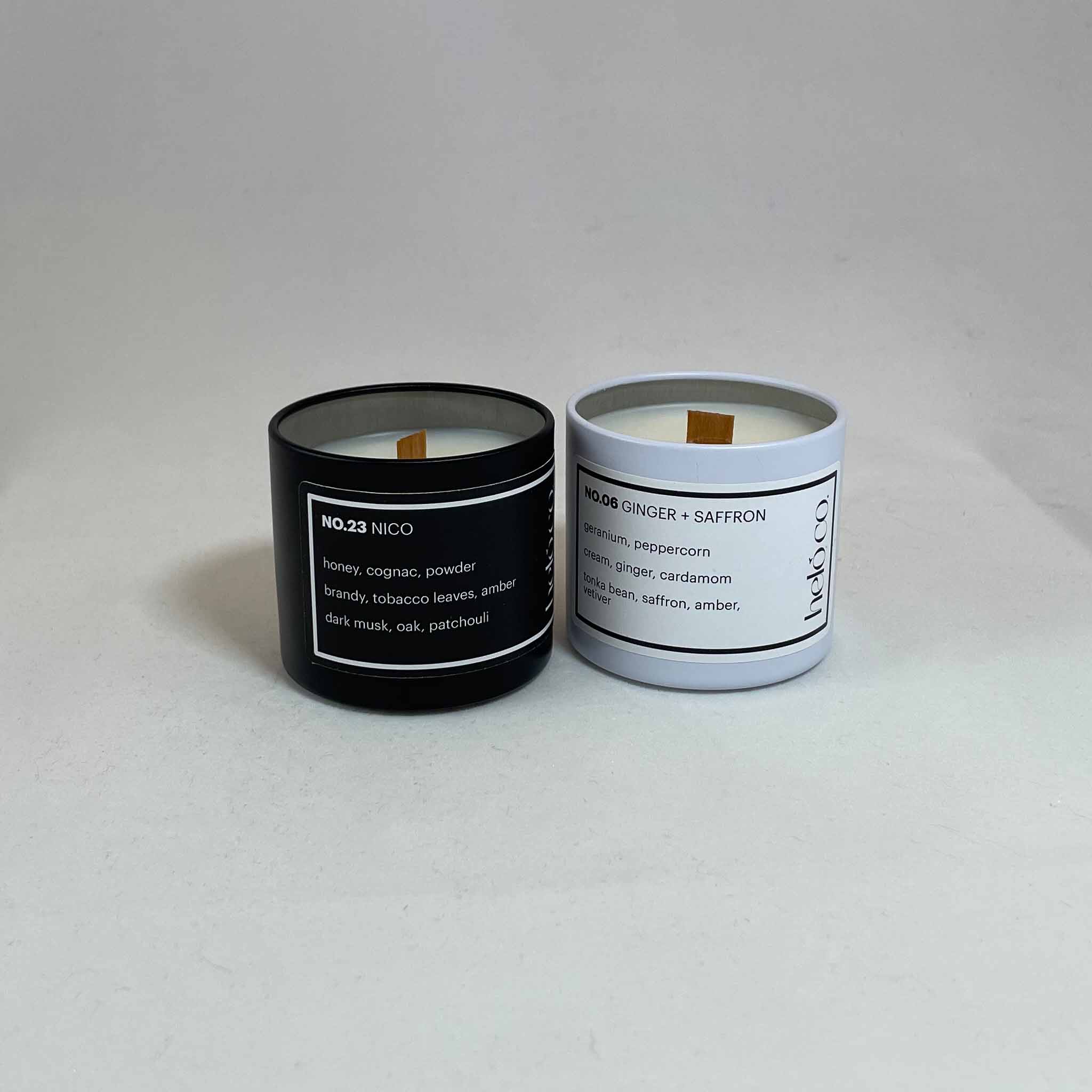 NO.06 GINGER + SAFFRON & NO.23 NICO, tin set