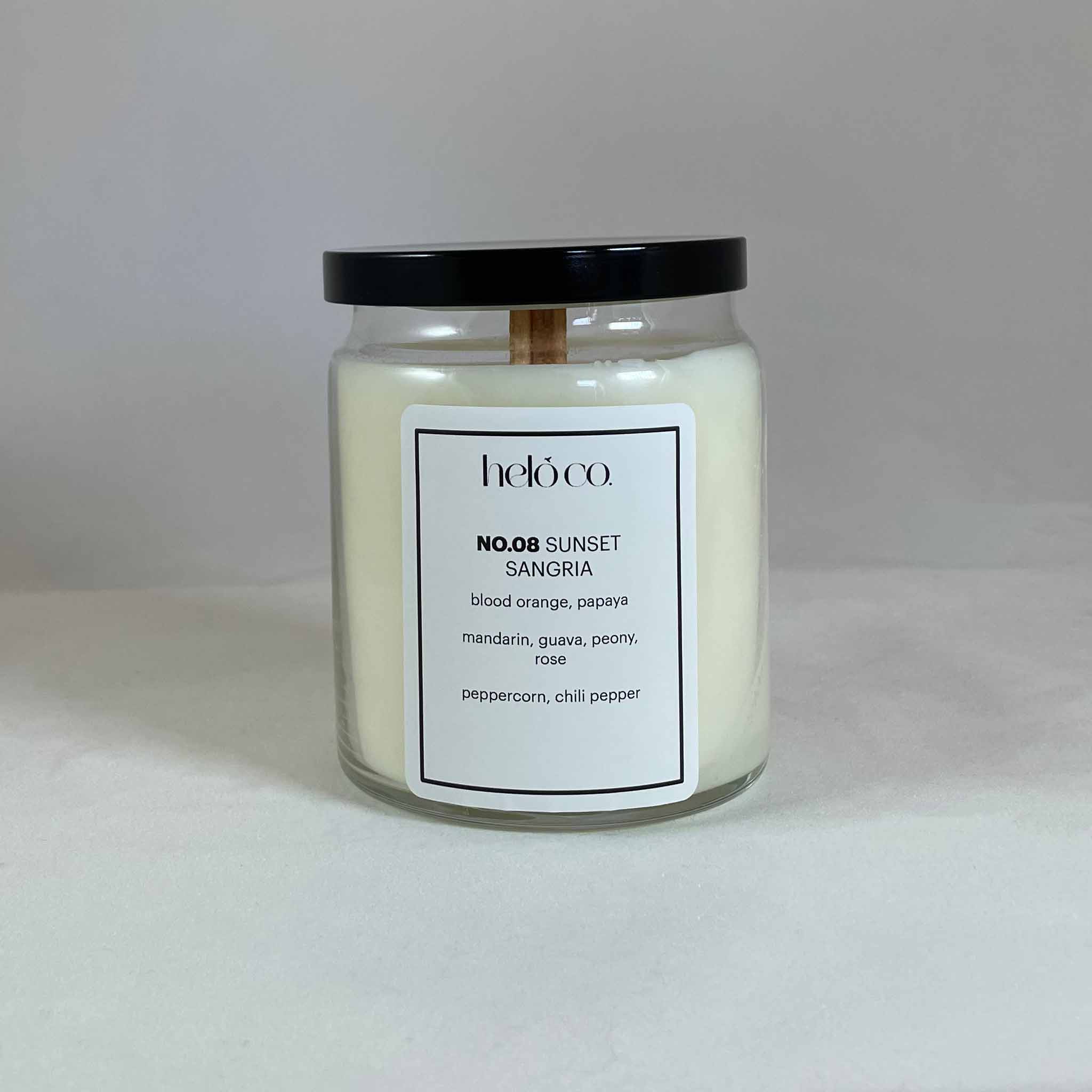 NO.08 SUNSET SANGRIA, apothecary jar candle